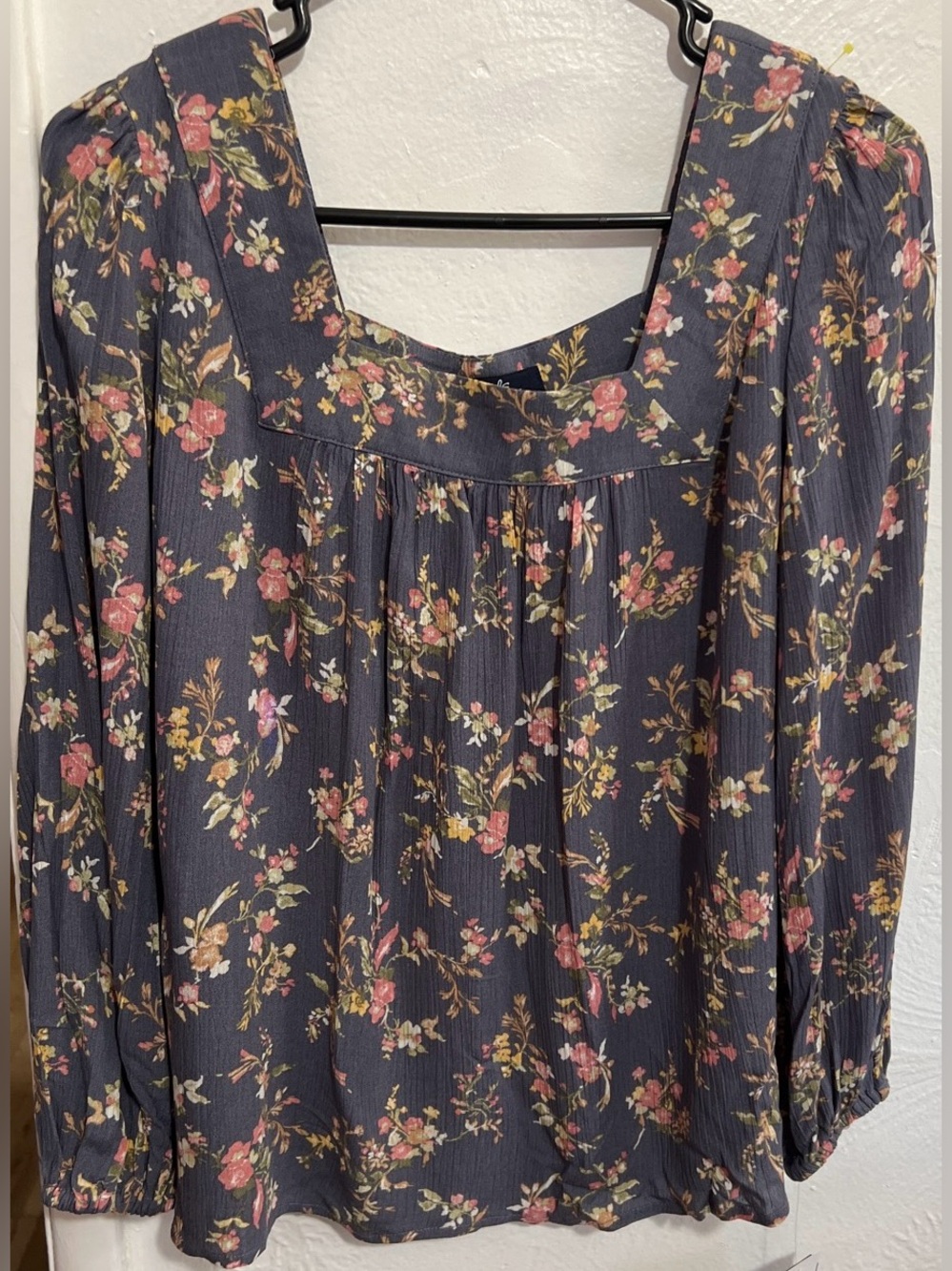 #4 NWT Angels Forever Yours Grisaille Floral Blouse Size S